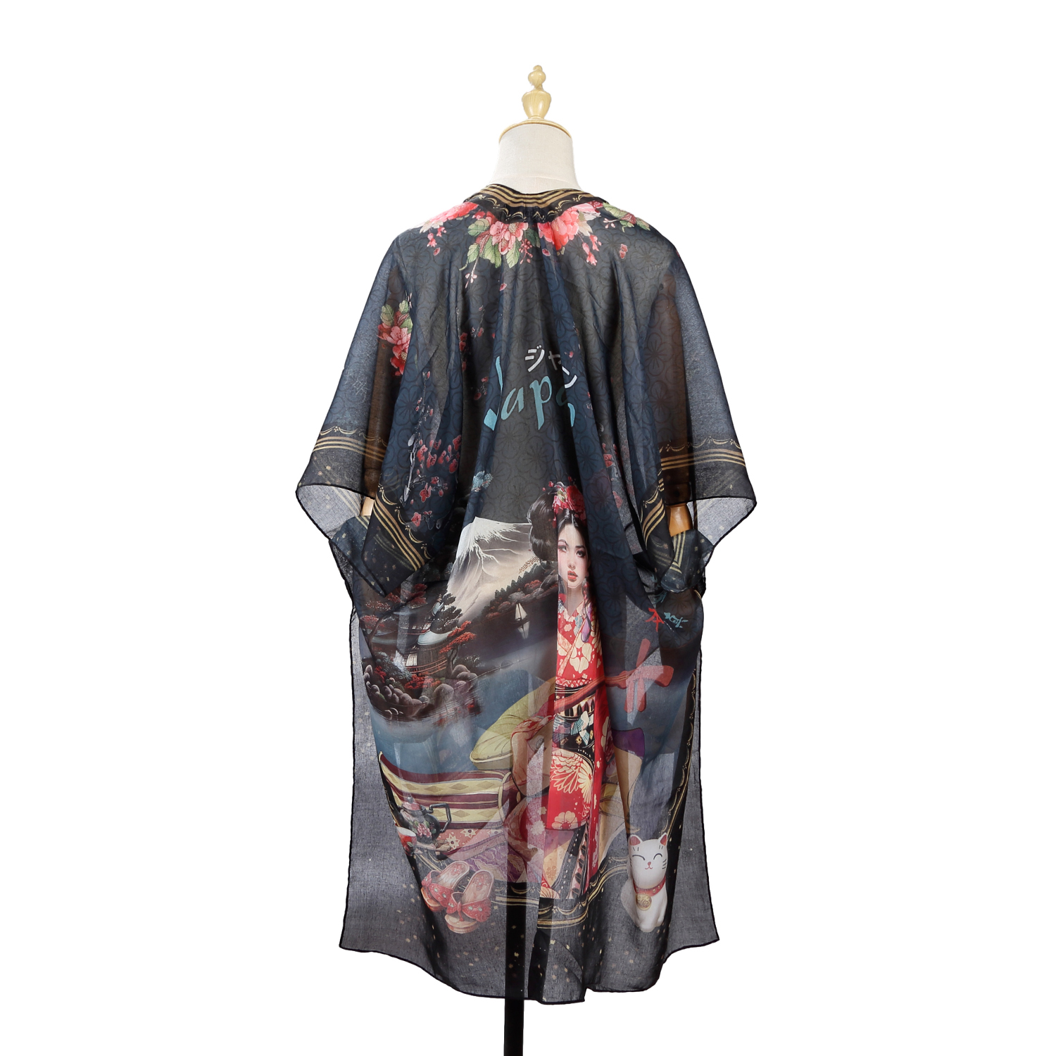 Foto 4 pulgar | Kimono Ligero De Nicole Lee Estampado Akiko