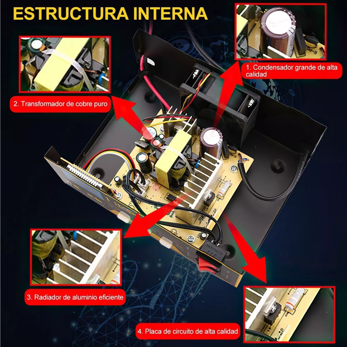 Foto 3 | Cargador de Batería para Automóviles y Motocicletas Eo Safe Imports Esi-8049 color Amarillo