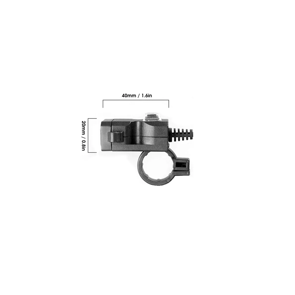 Foto 4 pulgar | Cargador Doble Usb Para Motocicleta Eo Safe Imports Esi-18159 Negro