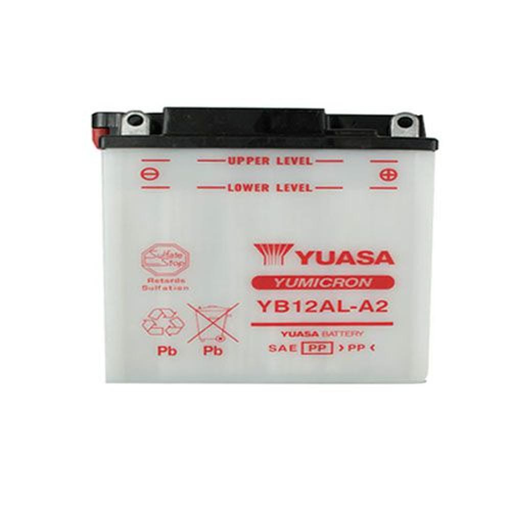 Batería para Motocicleta Yuasa Yb12al-a color Blanco