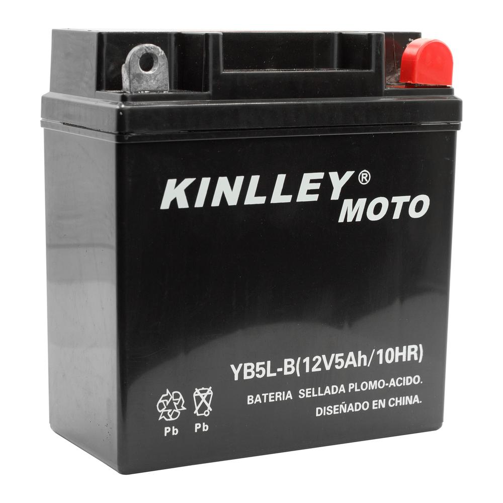 Batería para Motocicleta Kinlley YB5L-B color Negro