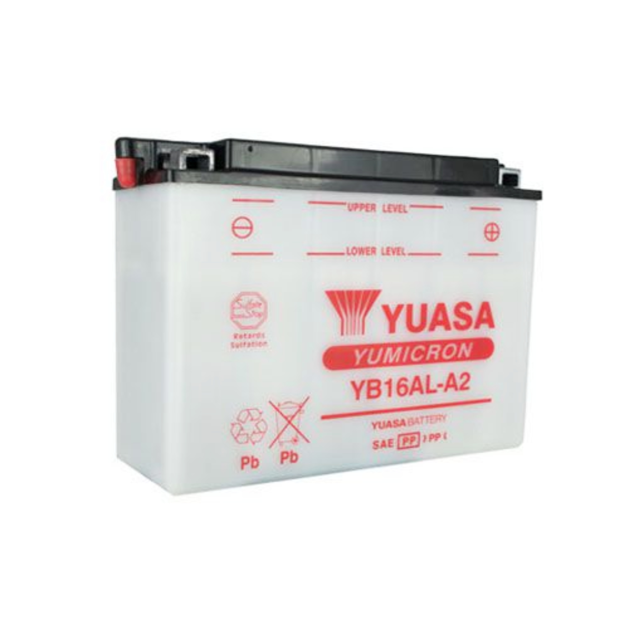 Foto 2 | Batería para Moto Yuasa Yb16al-a2 color Blanco