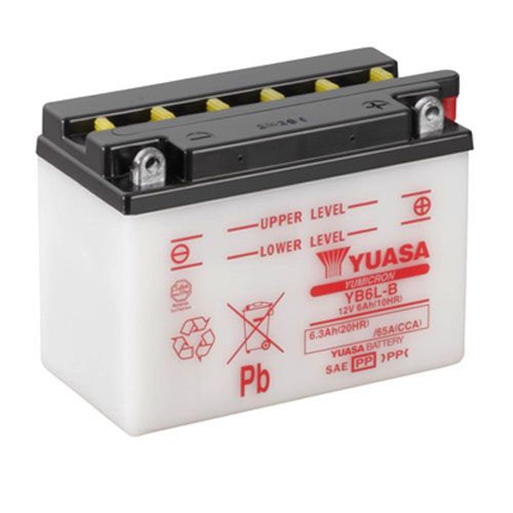 Bateria para Moto Yuasa YB6L-B 12 V 6AH sin Ácido