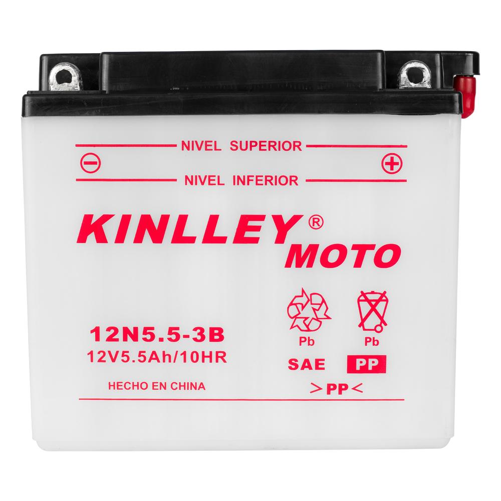 Foto 2 | Batería para Moto Kinlley 12N5.5-3B color Blanco