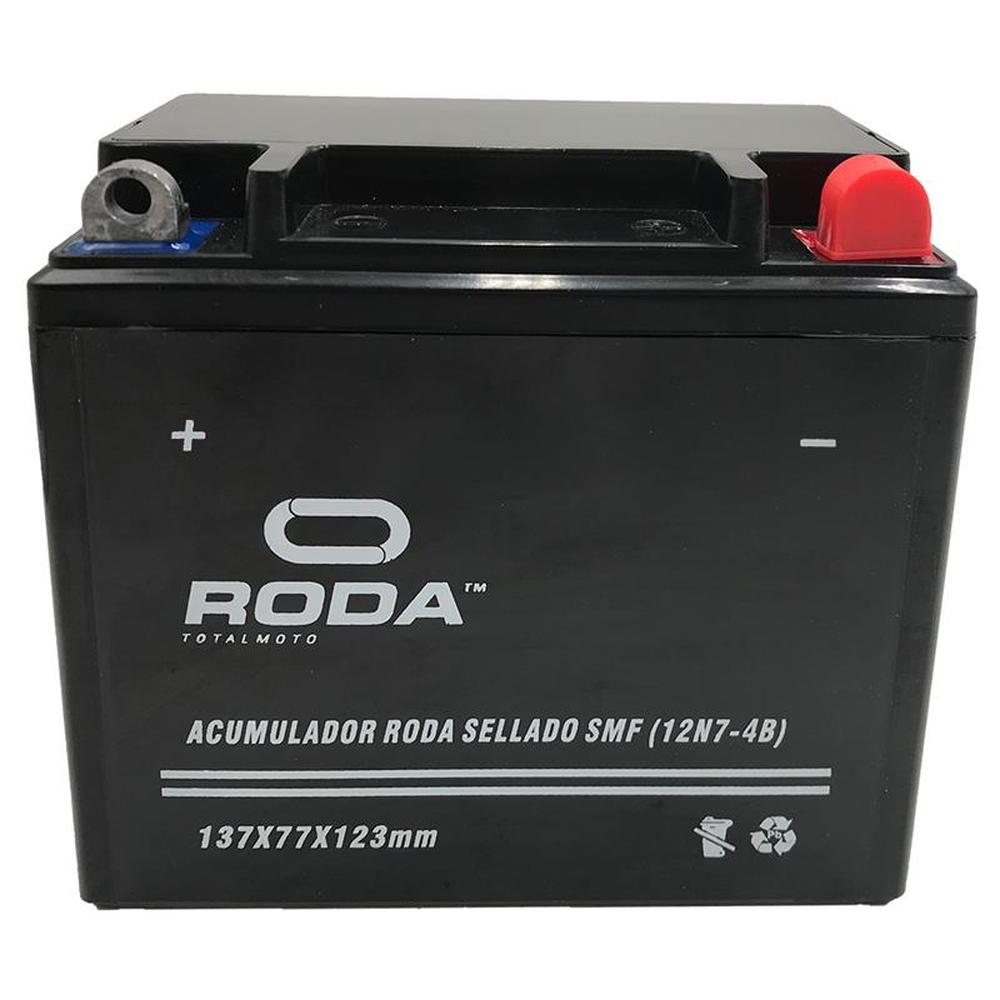 Acumulador Sellado Smf (12n7-4b) Roda 12v 6a