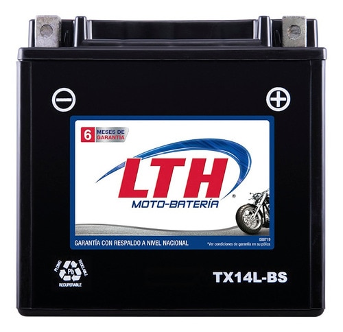 Moto Batería Agm Lth CTX14L-BS $1,935