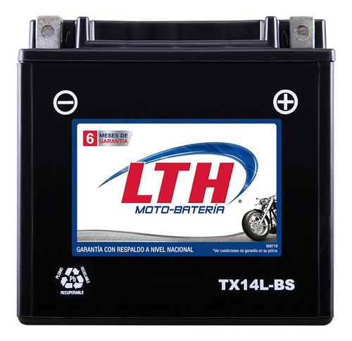 Foto 1 | Moto Batería Agm Lth CTX14L-BS