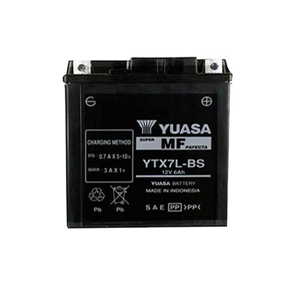 Foto 2 pulgar | Batería de Ácido Yuasa YTX7L-BS Negra para Moto