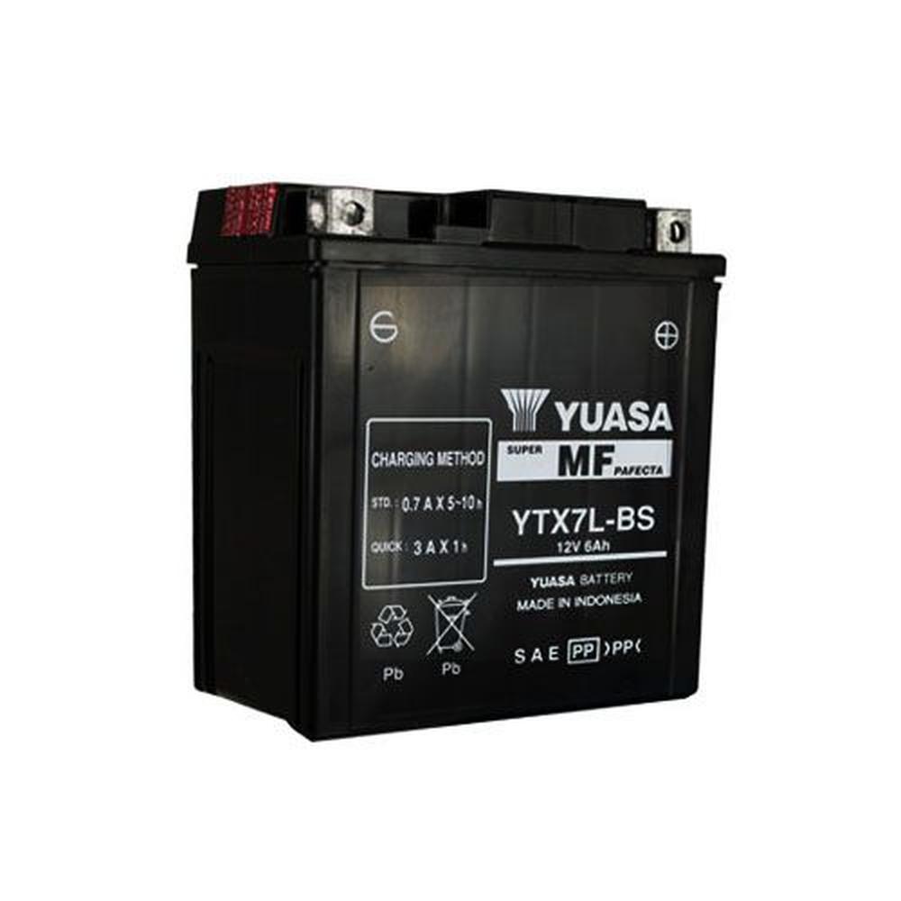 Foto 3 pulgar | Batería de Ácido Yuasa YTX7L-BS Negra para Moto