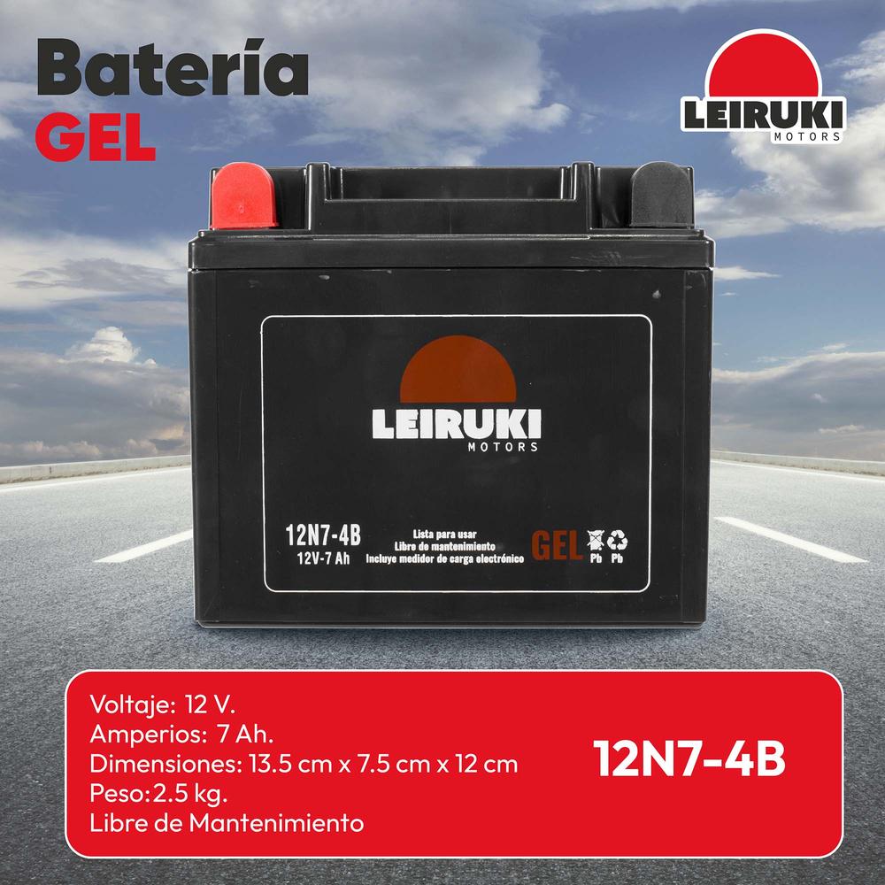 Foto 2 | Bateria Gel Moto 12n7-4b Honda Yamaha Kawasaki Ktm Leiruki