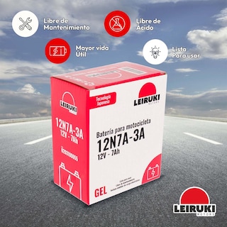 Foto 3 | Bateria Gel Moto 12n7a-3a Ex200 Rt200 Dm200 Ft250 Leiruki