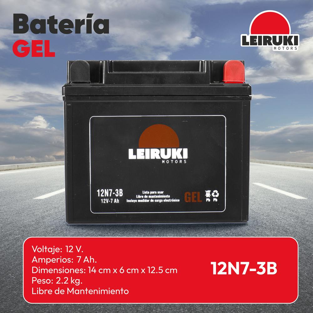 Foto 2 | Bateria Gel Moto 12n7-3b Pulsar Ns Crossmax Atv200 Leiruki