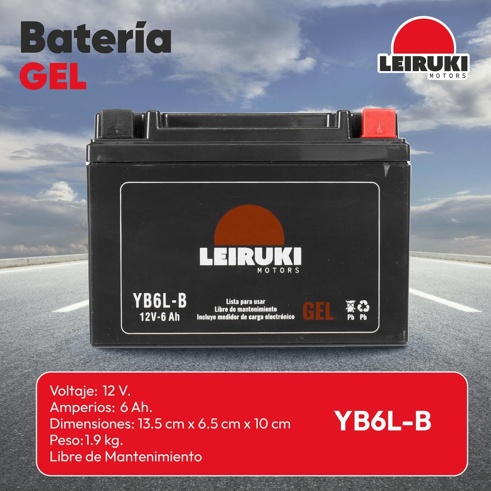Foto 2 | Bateria Gel Moto Yb6l-b Lithium150 Ft150 Cargo150 Leiruki