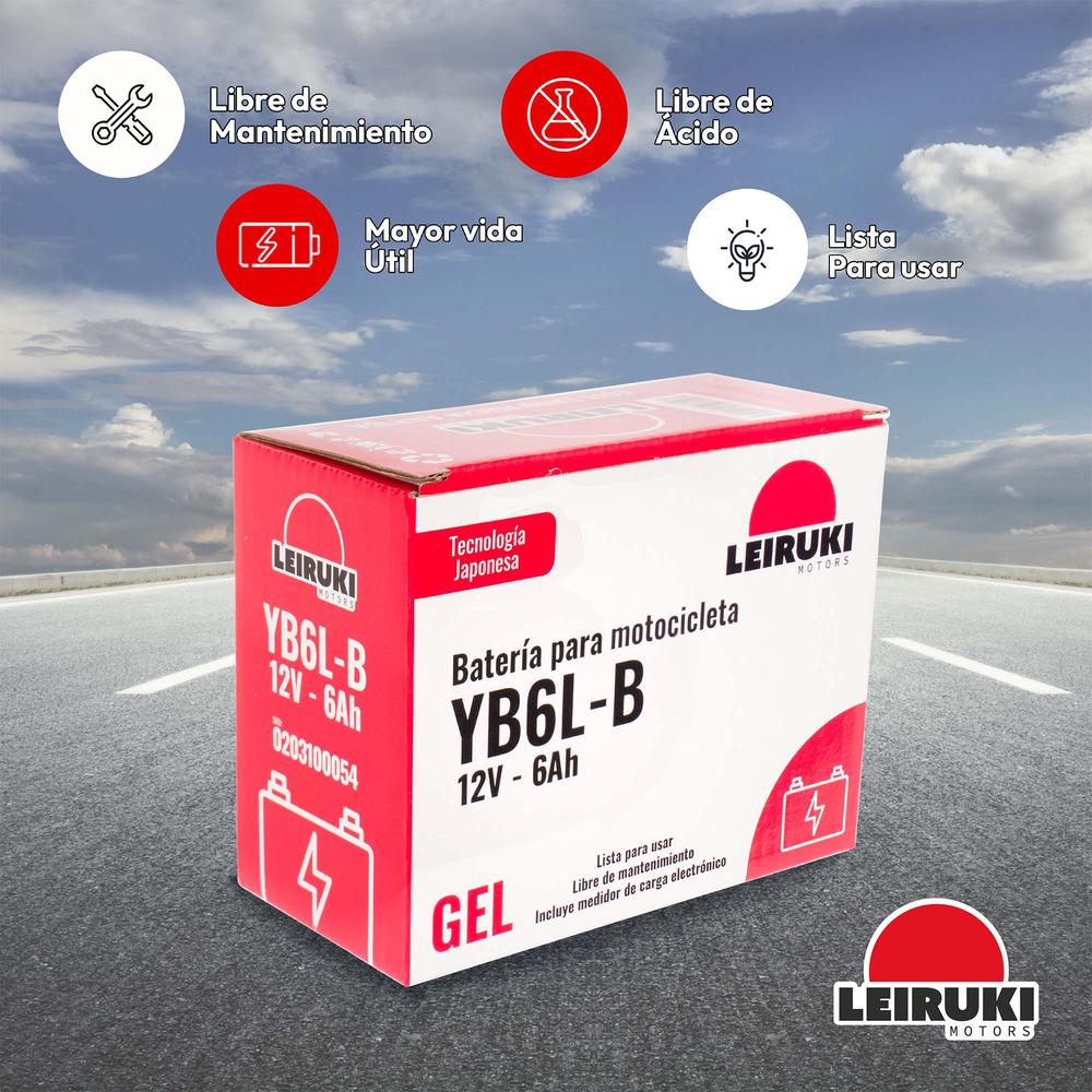 Foto 3 | Bateria Gel Moto Yb6l-b Lithium150 Ft150 Cargo150 Leiruki