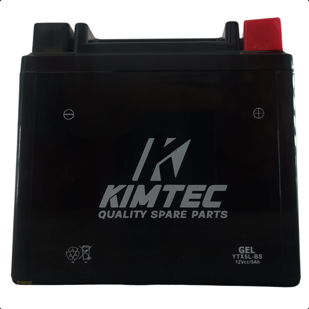 Foto 2 pulgar | Bateria Para Motocicleta Windsor Kimtec Yt5xl-bs Color Negro