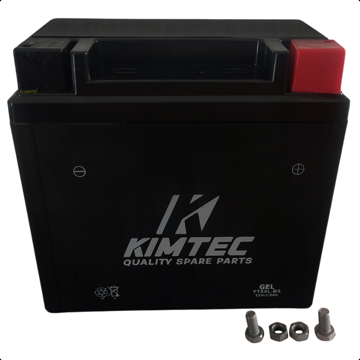 Foto 4 pulgar | Bateria Para Motocicleta Windsor Kimtec Yt5xl-bs Color Negro
