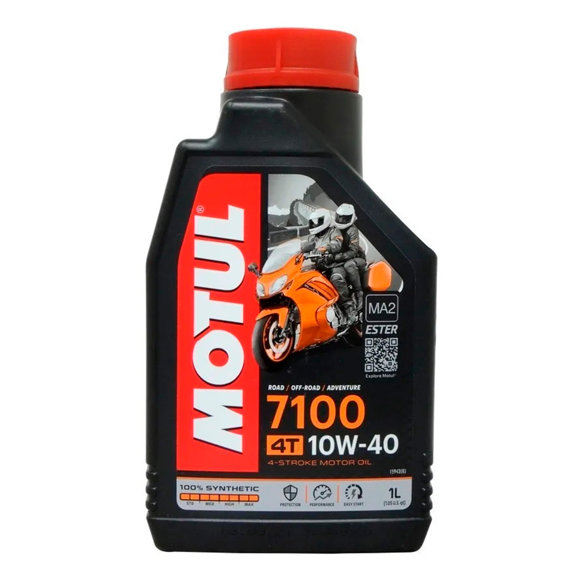 Foto 2 pulgar | Aceite para Moto Motul 7100 4t-1l 10w40 Sintético