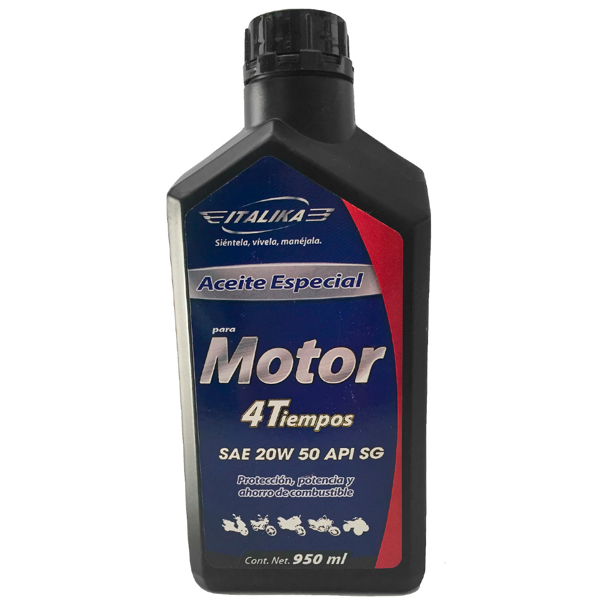 Foto 2 pulgar | Aceite para Moto Italika 4t- 950 ml 20w50 Mineral