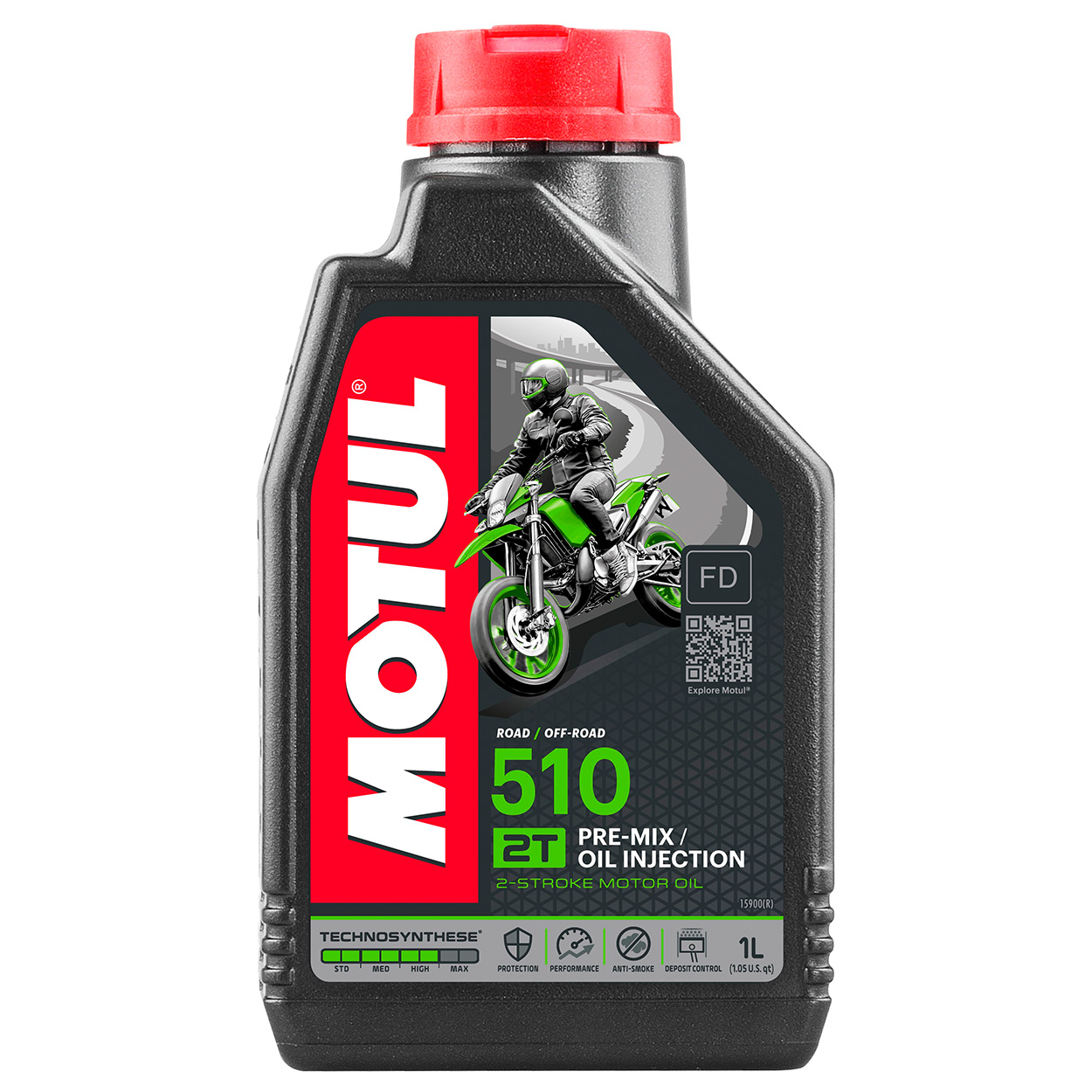 Foto 2 pulgar | Aceite para Moto Motul Powerlube 2t-1l 510 Semi-sintético