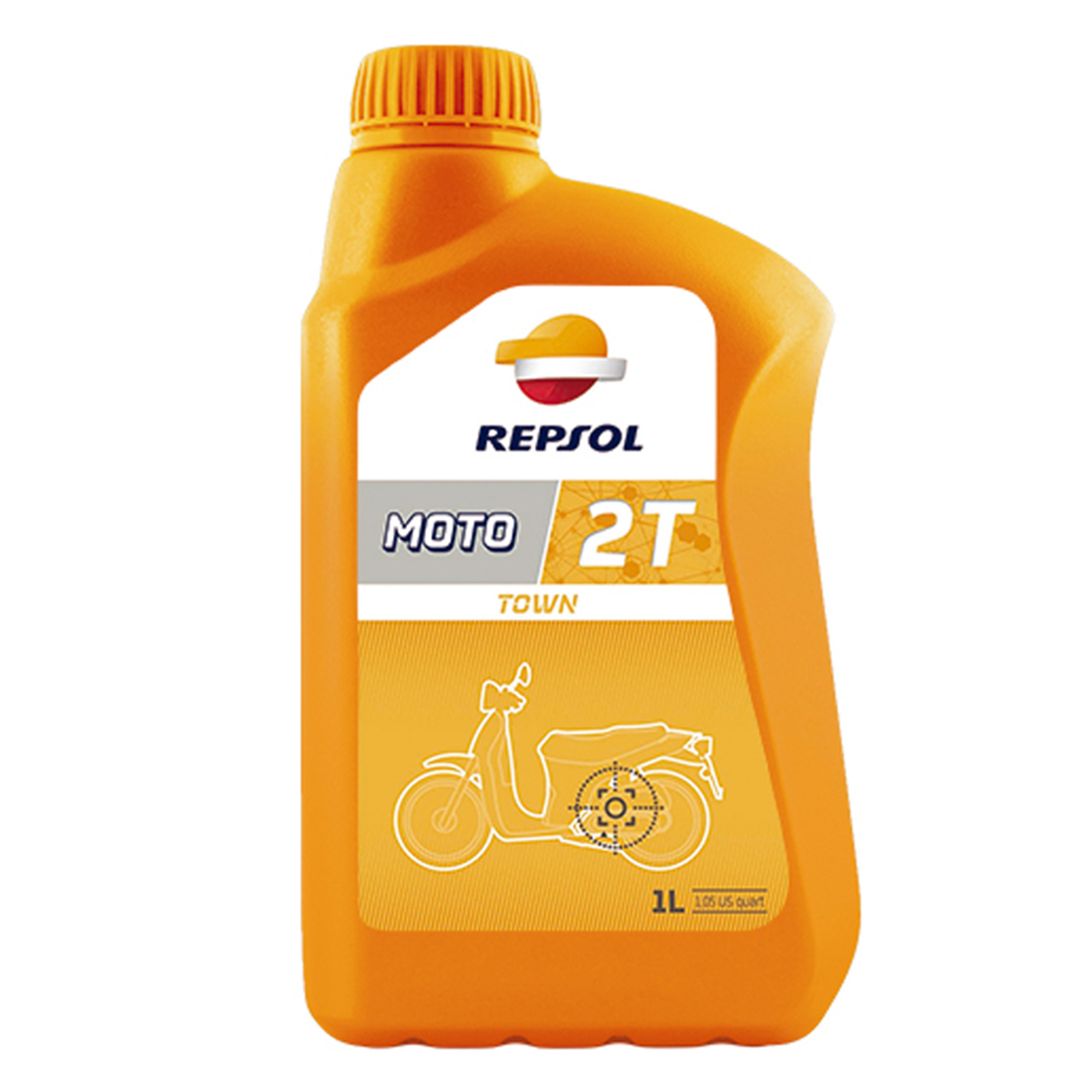 Foto 2 pulgar | Aceite para Moto Repsol 2t-1l Mineral