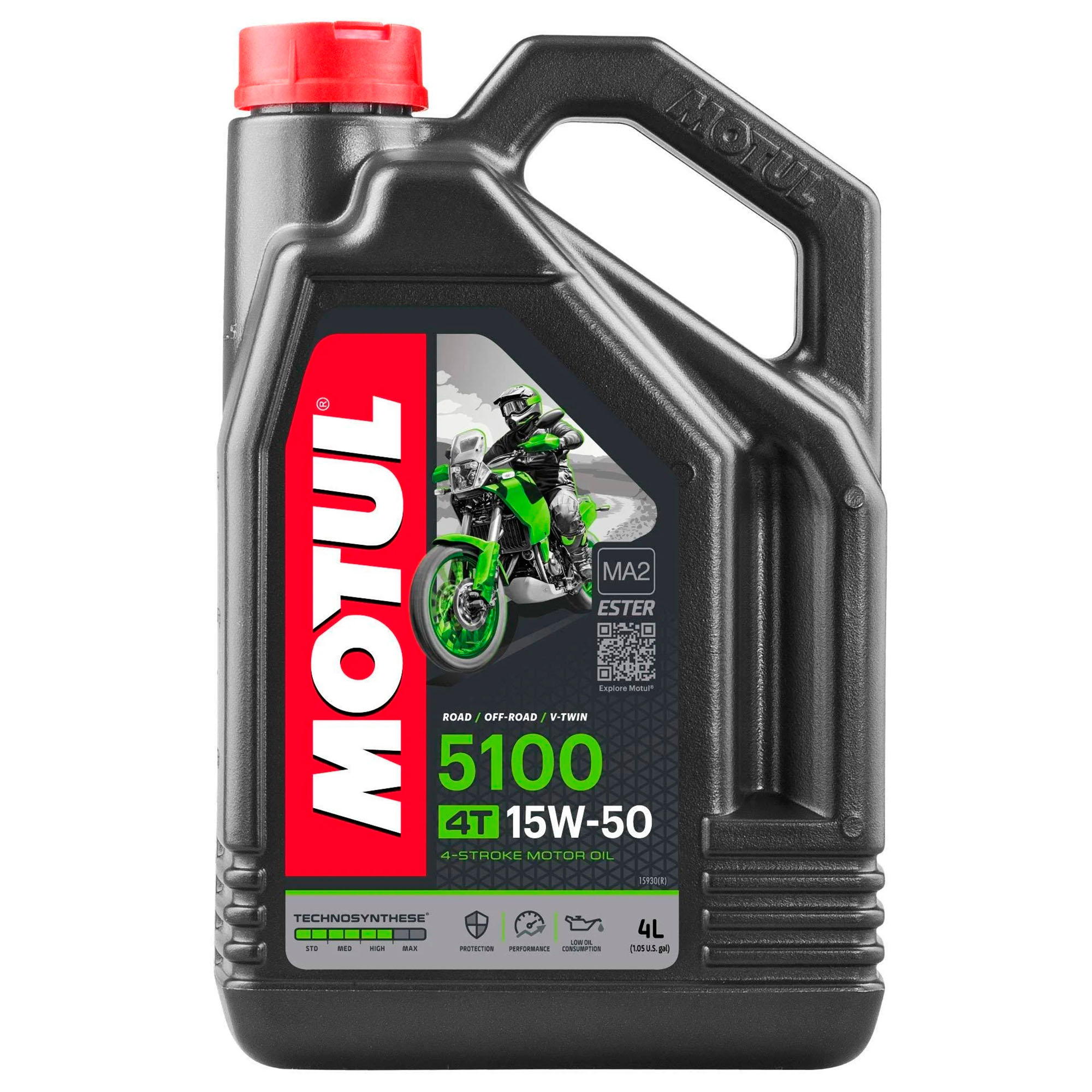 Foto 2 pulgar | Aceite para Moto Motul 5100 4t-4l 15w50 Semi-sintético