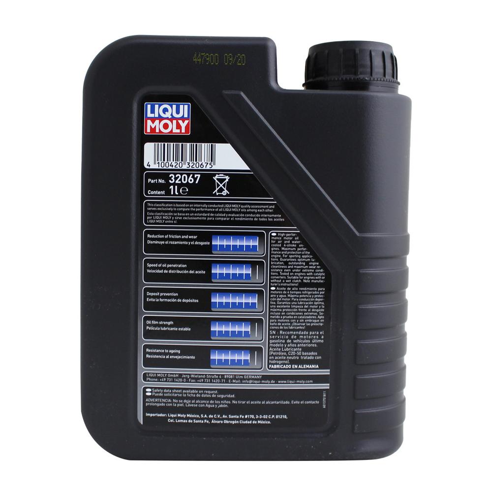 Foto 3 pulgar | Aceite 10w40 Sintético Sn Plus/ma2 1l c/6 Moto 4t Liqui Moly