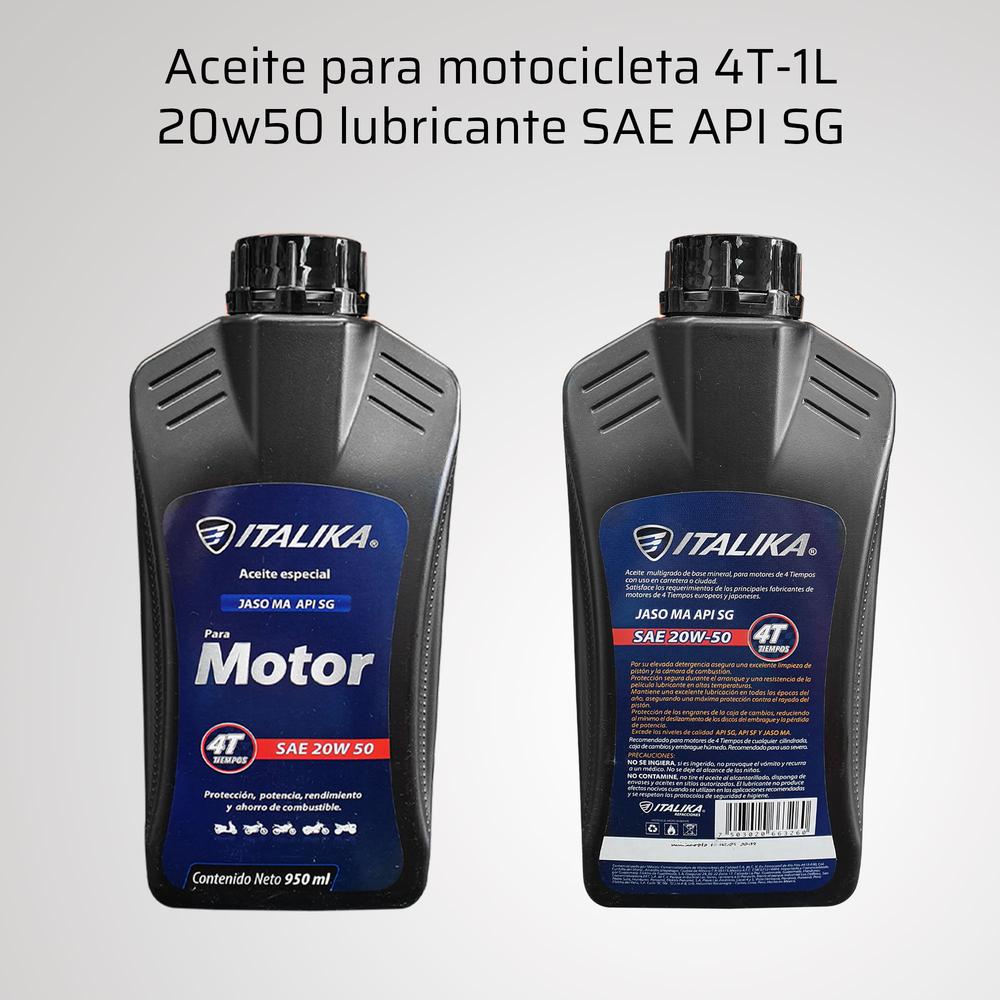 Foto 3 pulgar | Caja De Aceite Para Moto Italika 4t 20w50 20pz Mineral