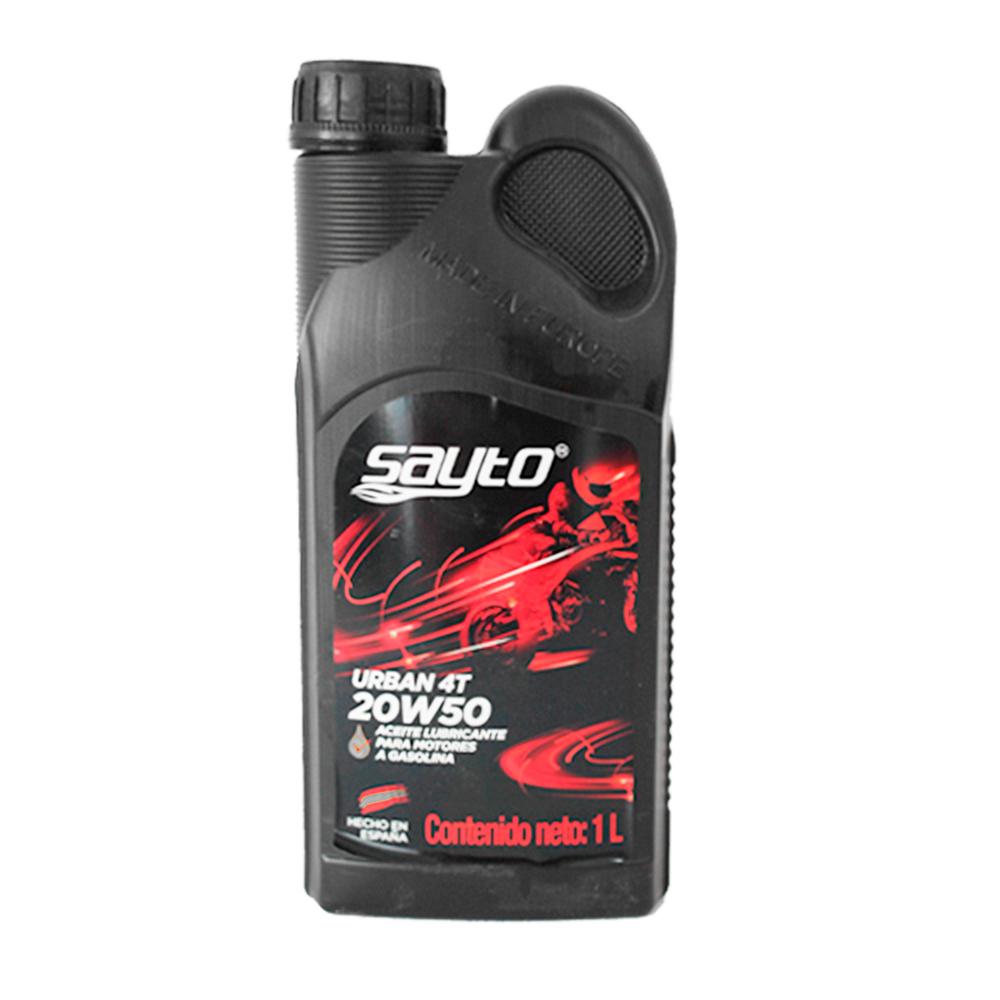 Aceite Mineral Para Moto Sayto 4t 20w50 Color Negro