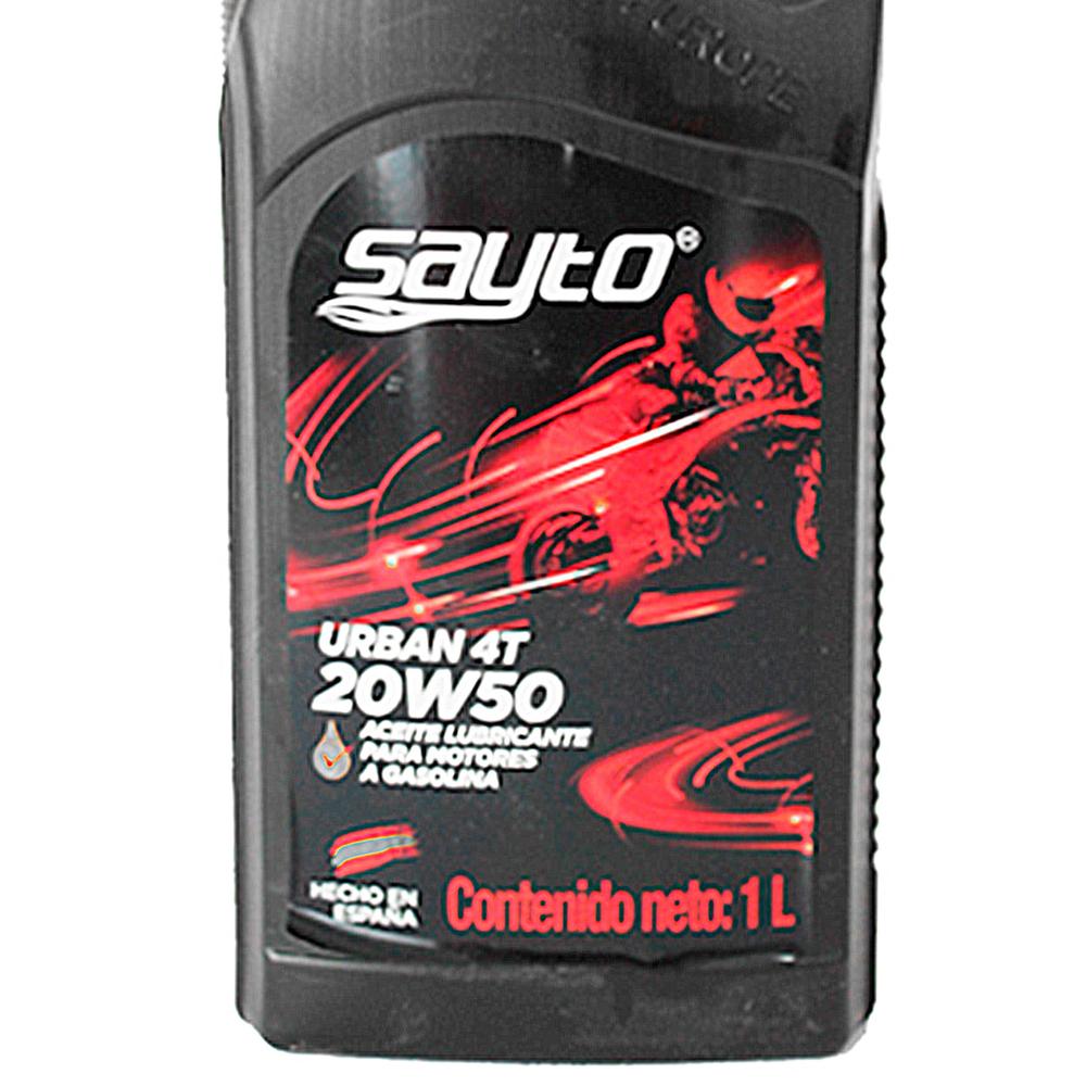 Foto 3 pulgar | Aceite Mineral Para Moto Sayto 4t 20w50 Color Negro