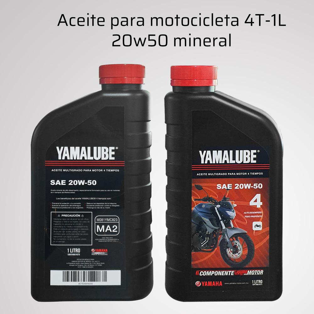 Foto 3 pulgar | Caja De Aceite Mileral Para Moto Yamalube 4t 20w50 12pz Color Negro