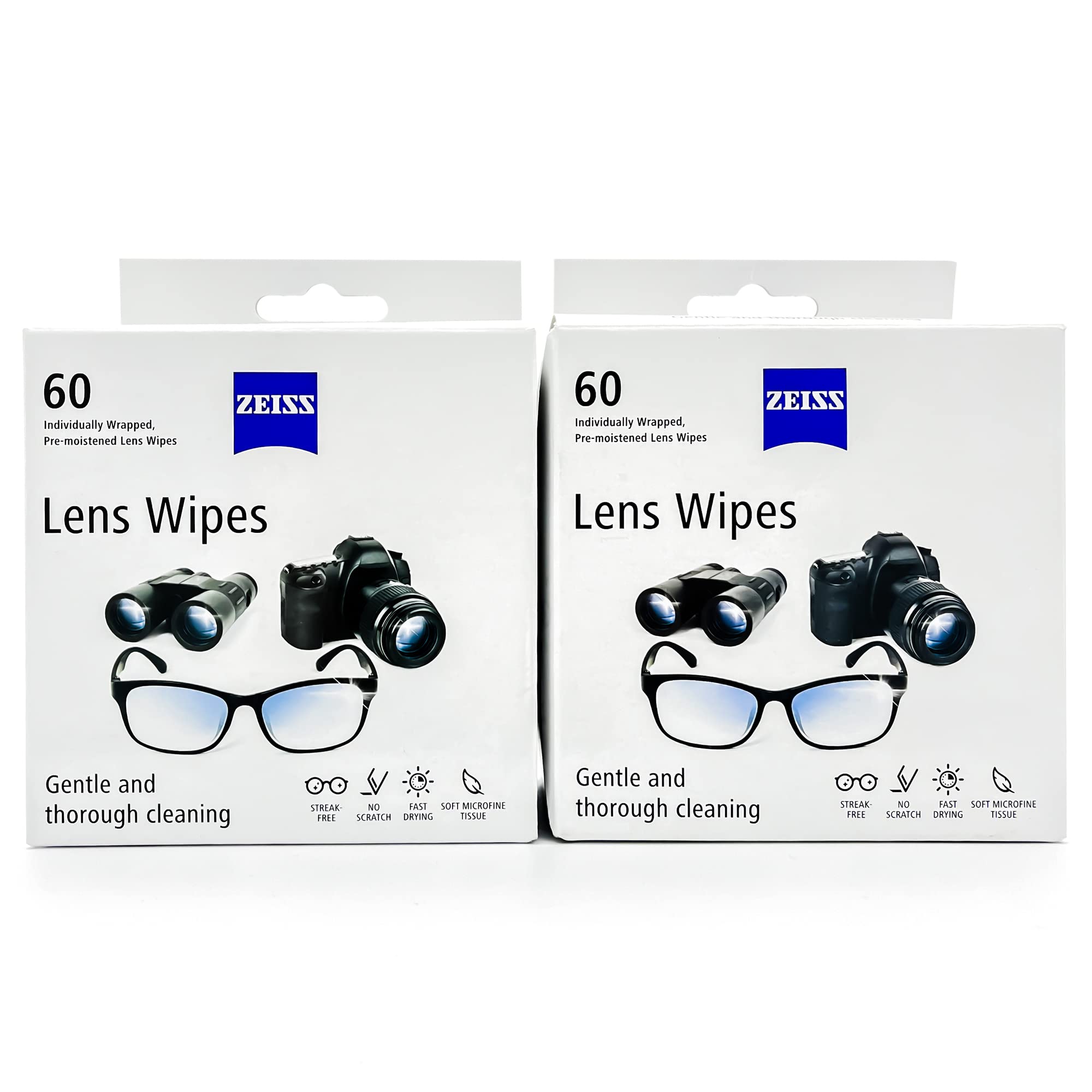 Toallitas Limpiadoras De Lentes Zeiss, Paquete De 120 - Venta Internacional.