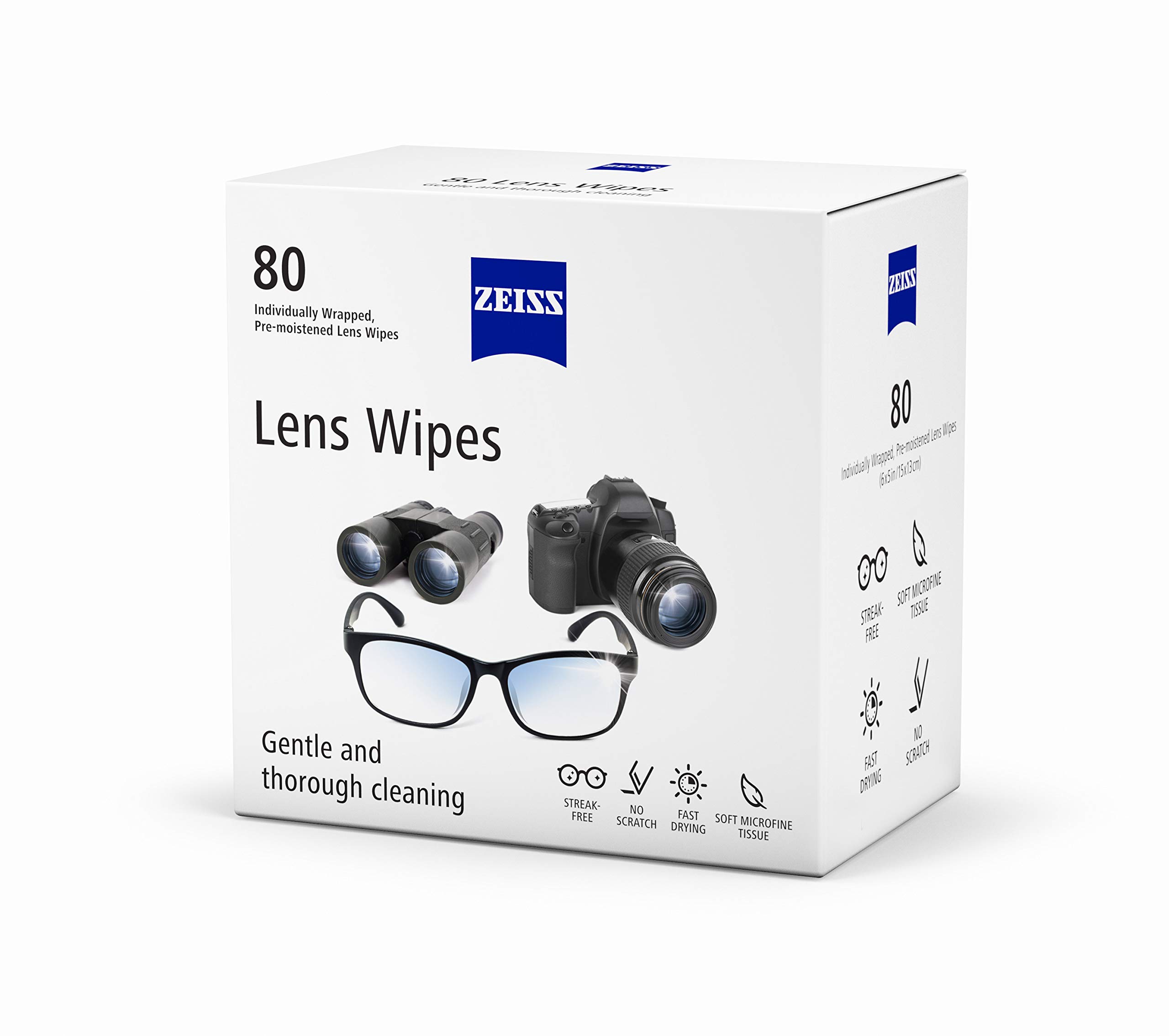 Foto 3 pulgar | Toallitas Limpiadoras De Lentes Zeiss Prehumedecidas  80 Unidades - Venta Internacional.