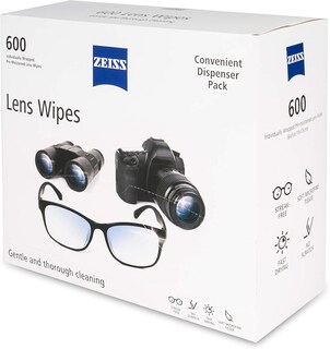 Foto 2 | Toallitas Limpiadoras De Lentes Zeiss Prehumedecidas 600 Unidades - Venta Internacional.