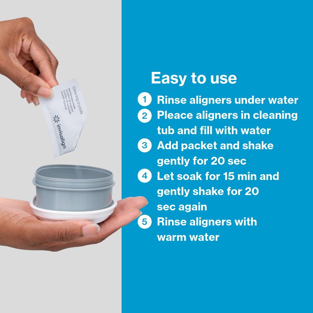 Foto 6 pulgar | Cristales De Limpieza Invisalign Para Alineadores Transparentes (50 Paquetes) - Venta Internacional.