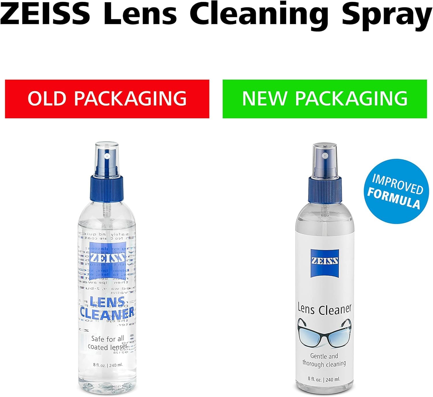 Foto 2 | Paquete De Cuidado De Lentes Zeiss  2 Aerosoles Para Lentes Sin Marcas De 240 Ml - Venta Internacional.