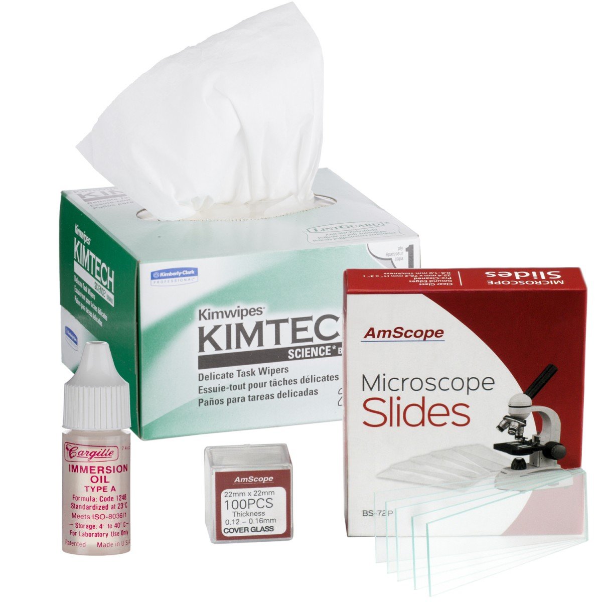 Kit De Operación Y Mantenimiento Para Microscopios Amscope - Venta Internacional.