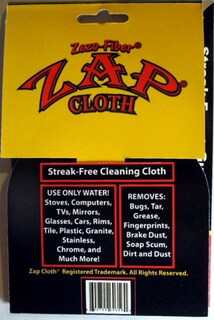 Foto 2 | Paño De Limpieza Zap Cloths El Mejor Limpiador De Ventanas - Venta Internacional.