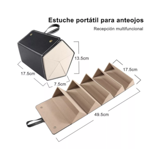 Foto 4 | Estuche De Regalo para Lentes De Sol Y Alhajas Negro