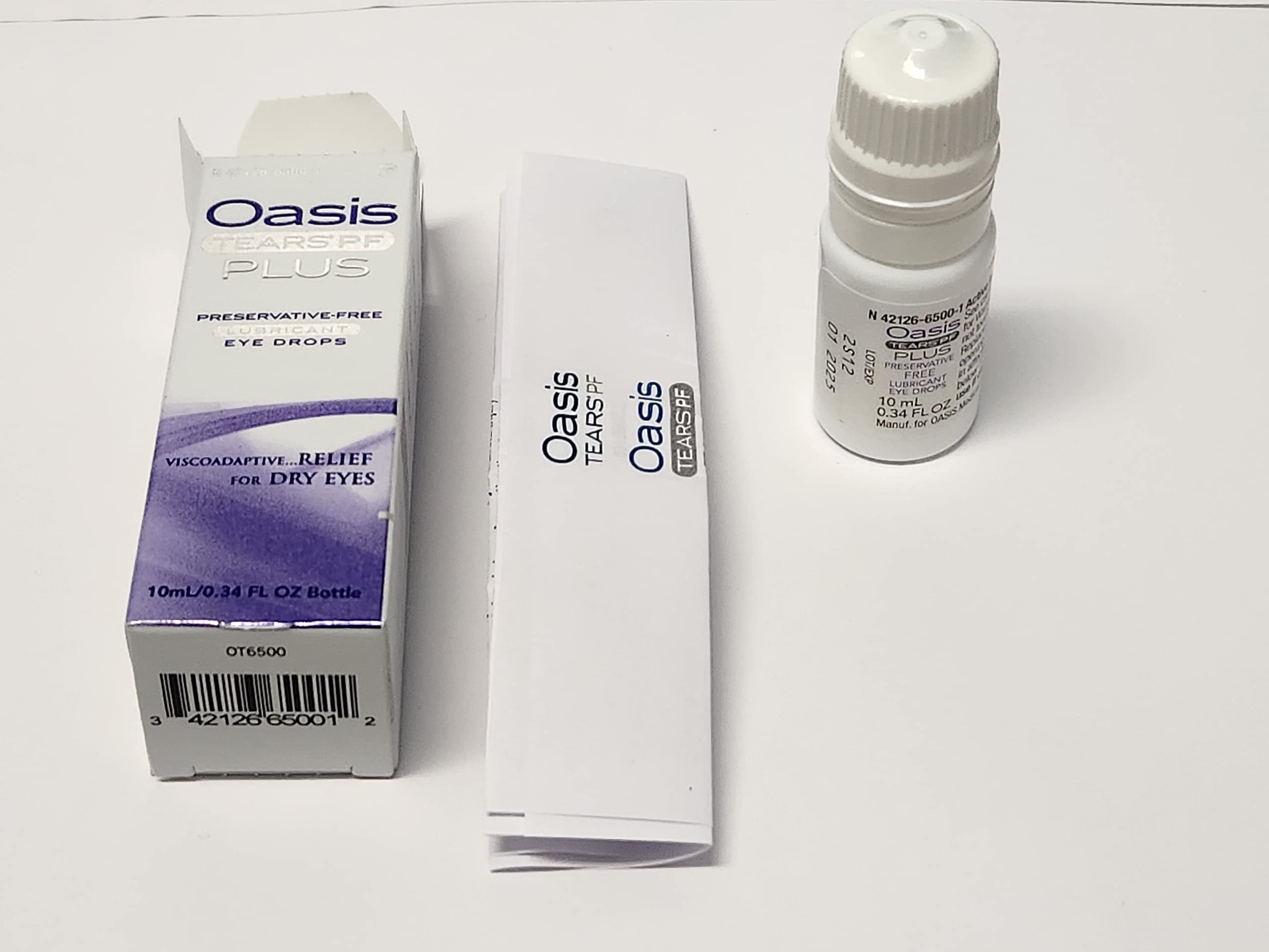 Foto 4 pulgar | Gotas Lubricantes Para Ojos Oasis Tears Pf Plus De 10 Ml (paquete De 2) - Venta Internacional.