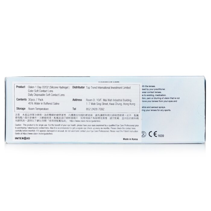 Foto 7 pulgar | Lentes De Contacto Callen 1 Day O2o2 Clear -3.50 (paquete De 30) - Venta Internacional.