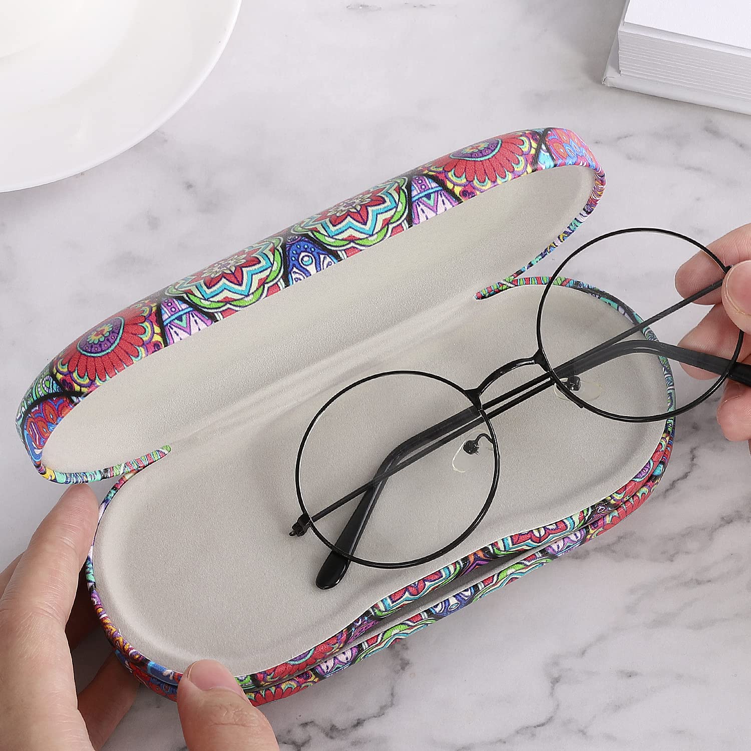 Foto 6 pulgar | Funda Para Gafas Moko De Doble Cara Con Funda Para Lentes De Contacto Y Acceso. - Venta Internacional.