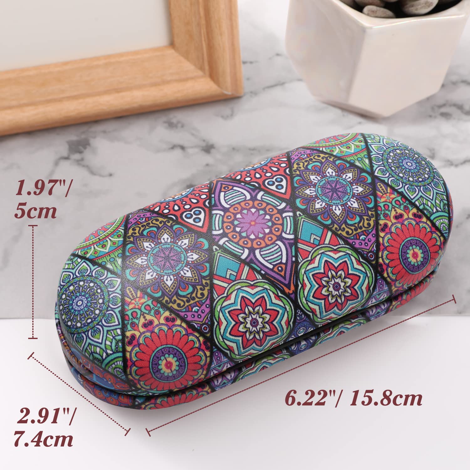 Foto 7 pulgar | Funda Para Gafas Moko De Doble Cara Con Funda Para Lentes De Contacto Y Acceso. - Venta Internacional.