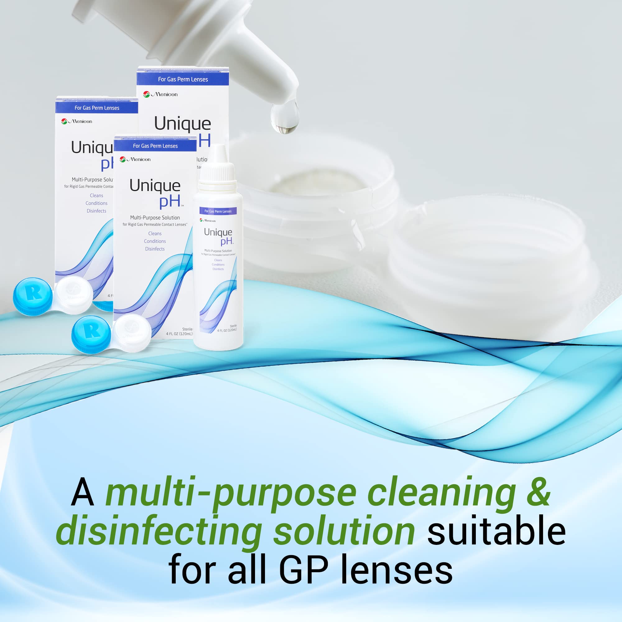 Foto 4 pulgar | Solución para Lentes de Contacto Menicon Unique Ph 118 Ml Paquete de 3 con Estuche - Venta Internacional