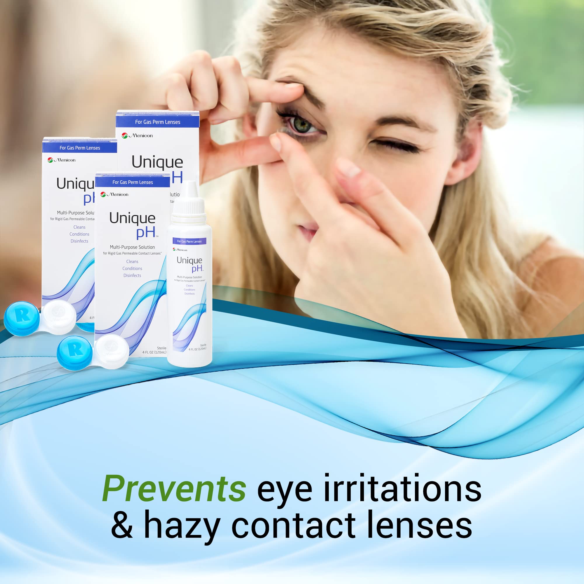 Foto 6 pulgar | Solución para Lentes de Contacto Menicon Unique Ph 118 Ml Paquete de 3 con Estuche - Venta Internacional