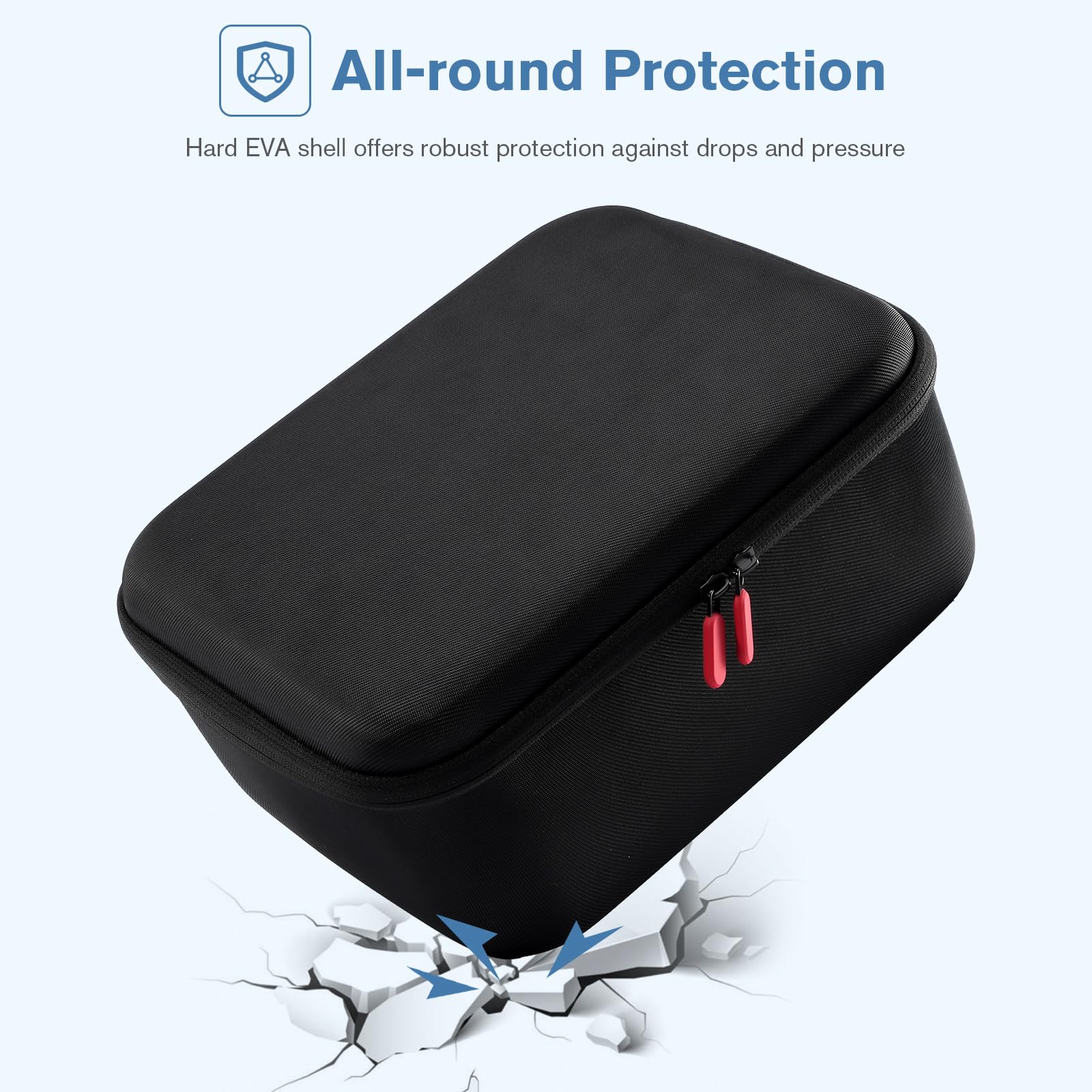 Foto 4 | Funda Rígida Para Múltiples Gafas De Esquí Procase Large, Color Negro - Venta Internacional.
