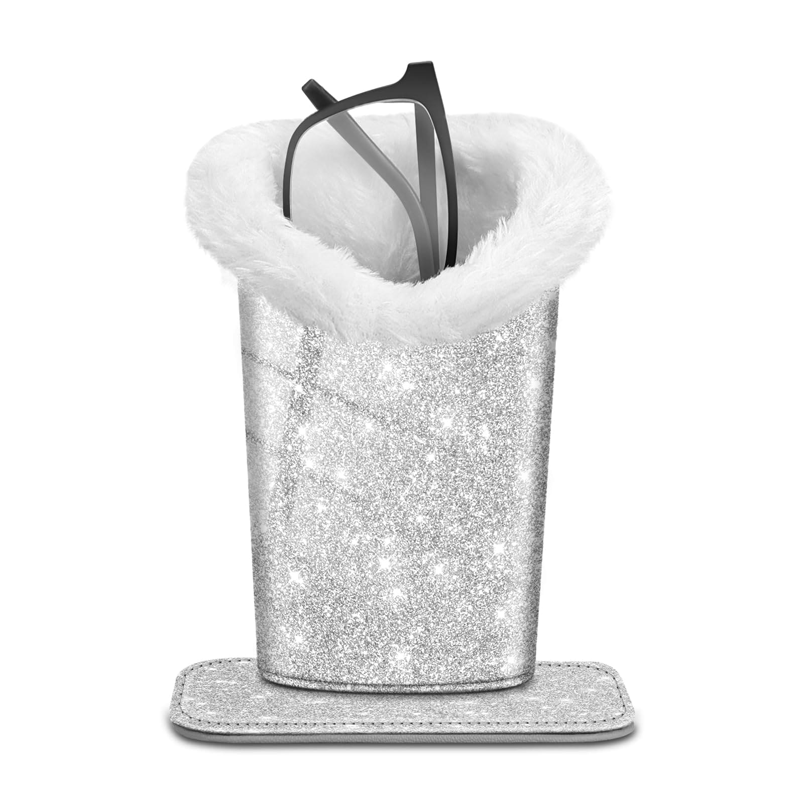 Soporte Para Anteojos Fintie Con Forro De Felpa, Antiarañazos, Plateado - Venta Internacional.