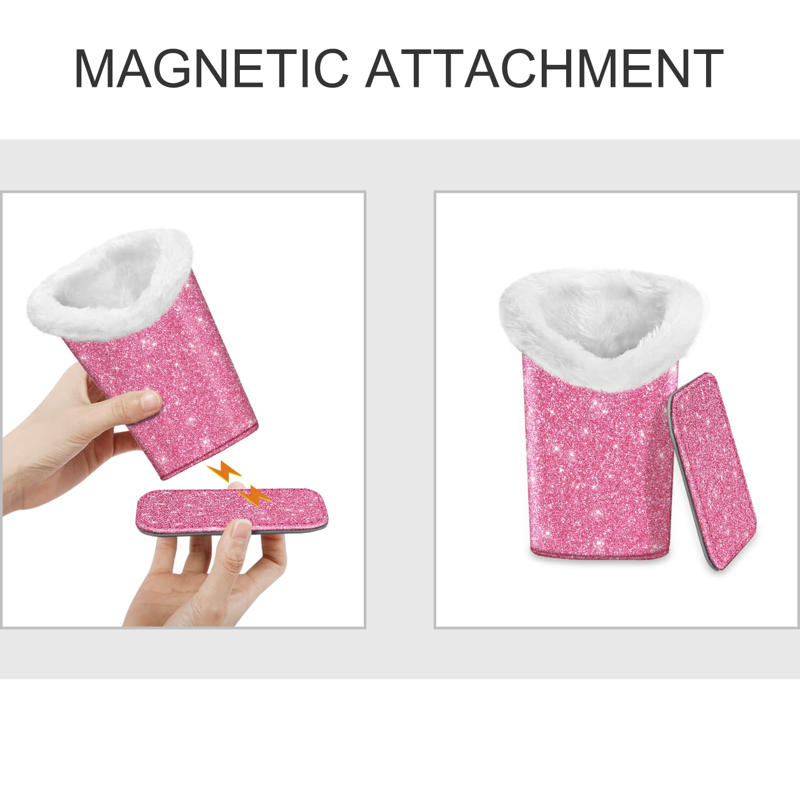Foto 3 pulgar | Soporte Para Anteojos Fintie Con Forro De Felpa, Antiarañazos, Rosa - Venta Internacional.