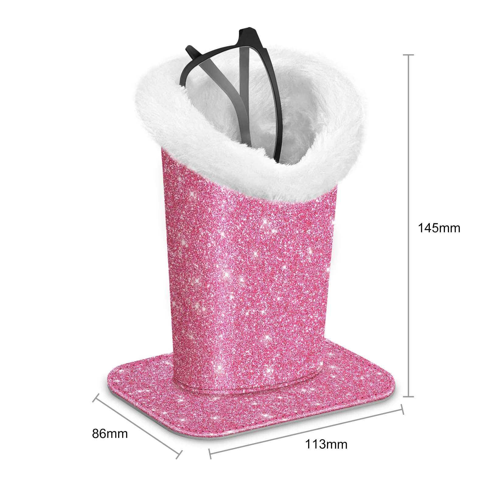 Foto 8 pulgar | Soporte Para Anteojos Fintie Con Forro De Felpa, Antiarañazos, Rosa - Venta Internacional.