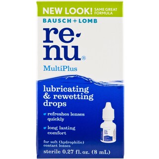 Foto 2 | Gotas Para Lentes De Contacto Para Ojos Bausch & Lomb Renu Multiplus 8 Ml X4 - Venta Internacional.