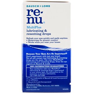 Foto 3 | Gotas Para Lentes De Contacto Para Ojos Bausch & Lomb Renu Multiplus 8 Ml X4 - Venta Internacional.